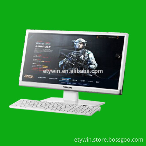 Wall mount gaming computer, all in one pc type,built-in all in one pc with 21.5"LED monitor, desktop computer without CPU
